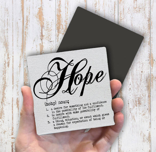 Hope Definition, Magnet Fridge - Sets of 2