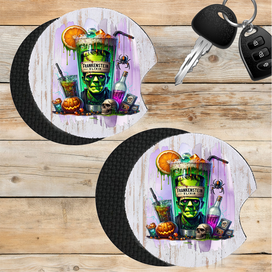 Car Coaster Halloween Frankenstein Elixir