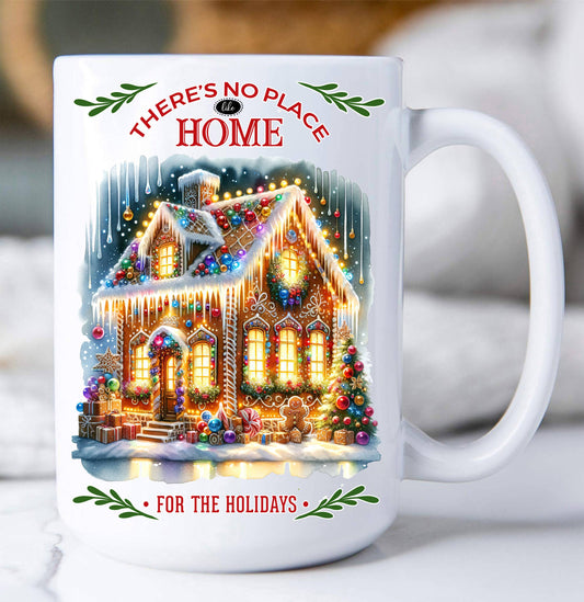 Christmas No Place Like Home Gingerbread Coffee Mug