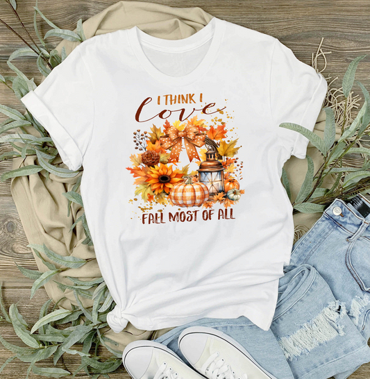 I Think I Love Fall The Most T-Shirt