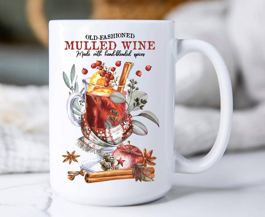 Christmas Old Fashion Muled Wine Coffee Mug