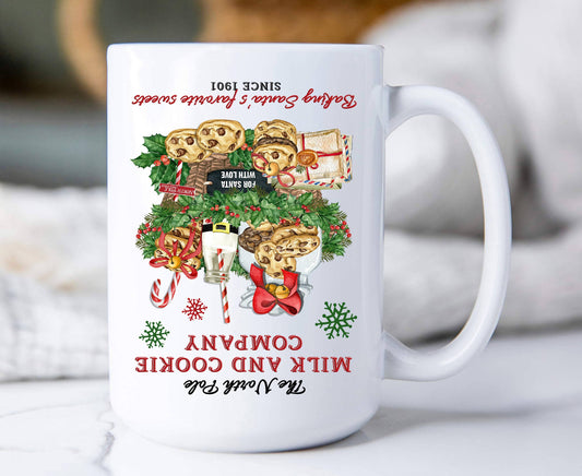 Christmas Milk and Cookie Company Coffee Mug