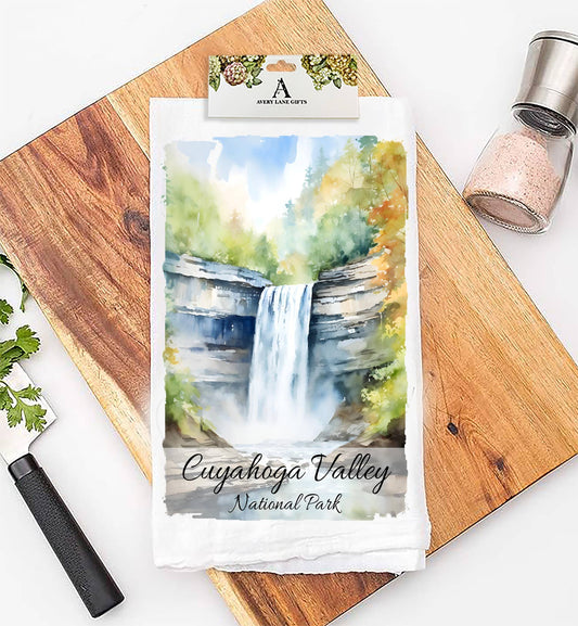 Cuyahogan Valley National Park Ohio  Flour Sack Tea Towel