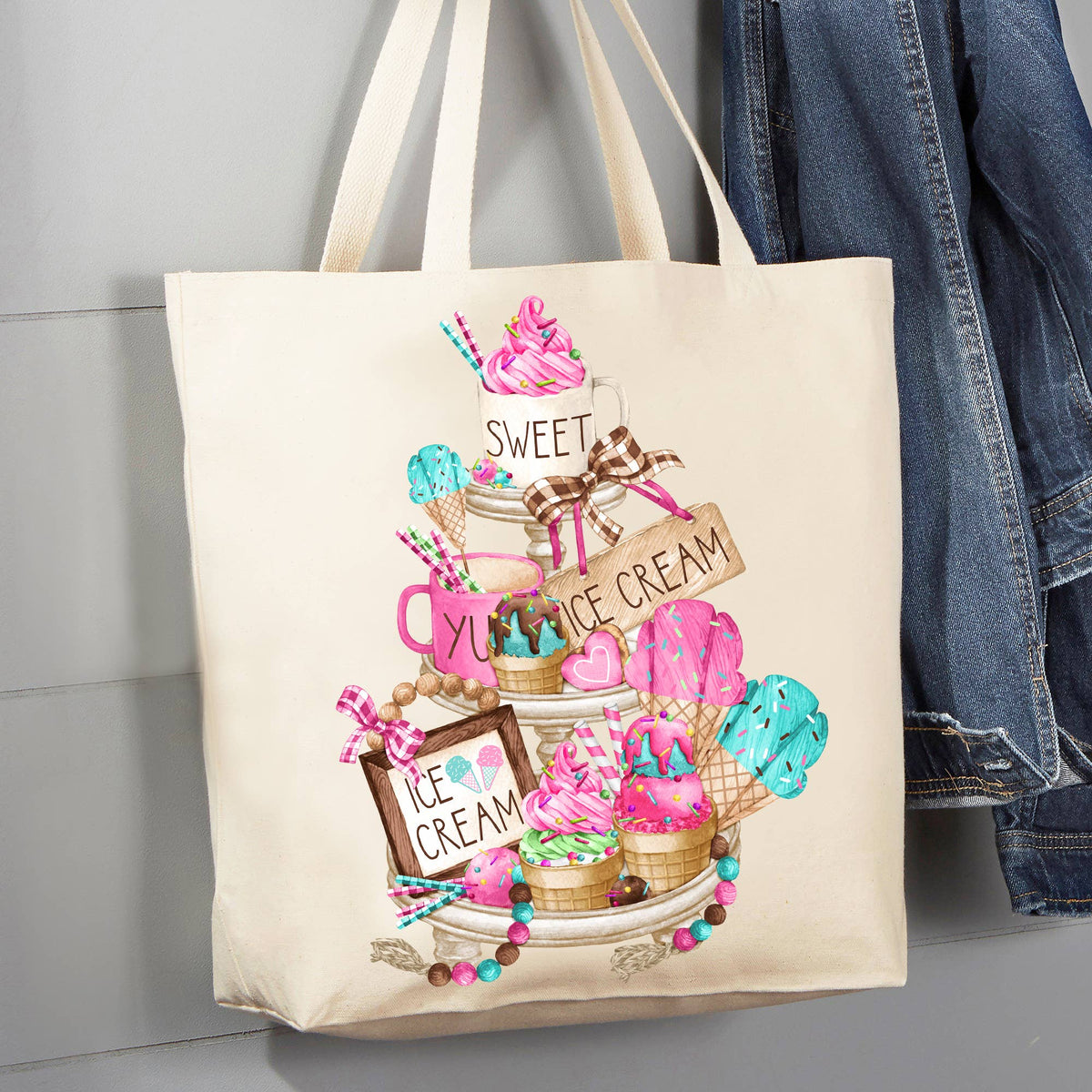 Cotton Canvas Tote Bag
