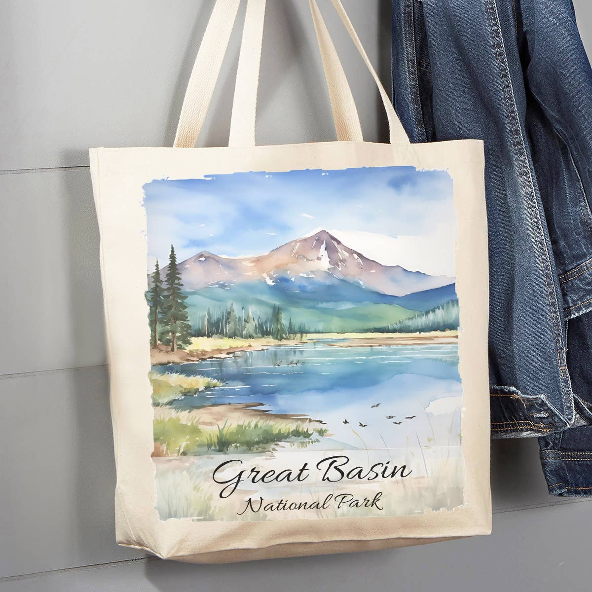 Great Basin National Park Nevada 12 oz Canvas Tote Bag
