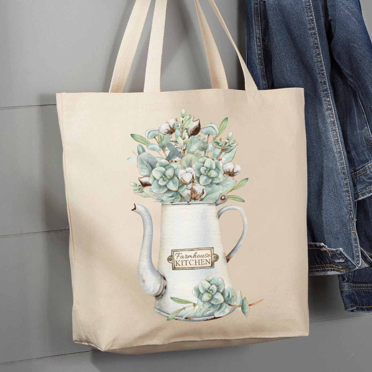 Cotton Canvas Tote Bag
