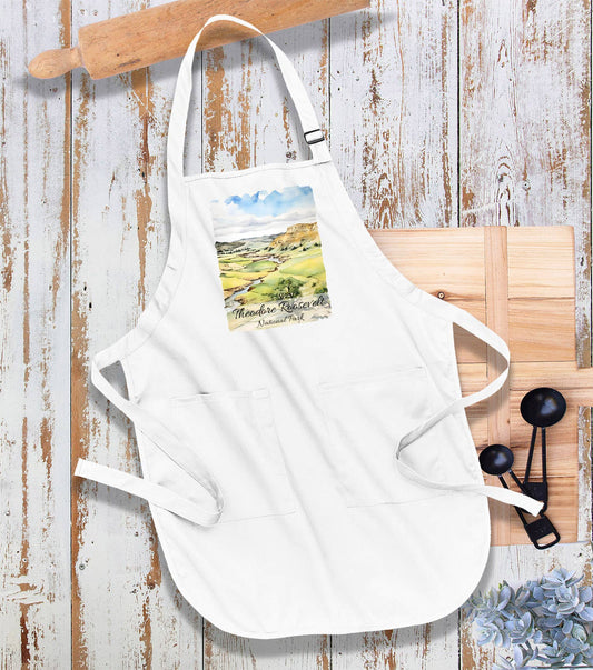 Theodore Roosevelt National Park ND Kitchen Cotton Apron