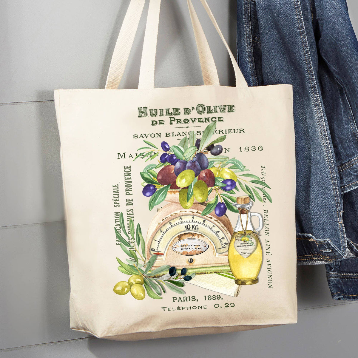 Cotton Canvas Tote Bag
