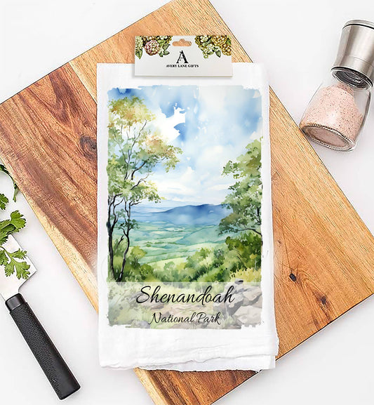 Shenandoah National Park Virginia  Flour Sack Tea Towel