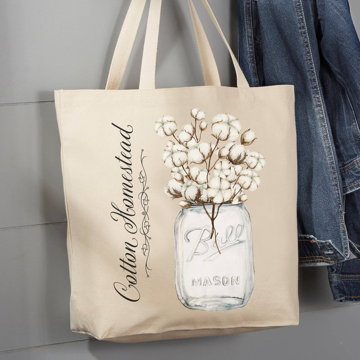 Cotton Canvas Tote Bag