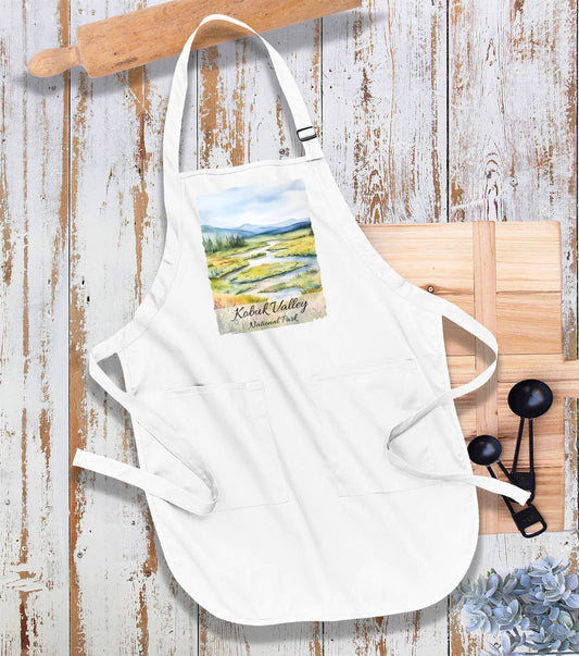 Kobuk Valley National Park Alaska Kitchen Cotton Apron