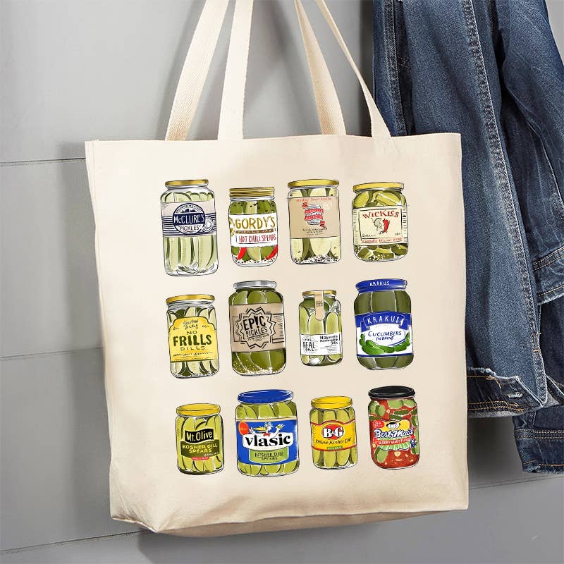 Pickles Vintage Pickles Canvas Tote Bag