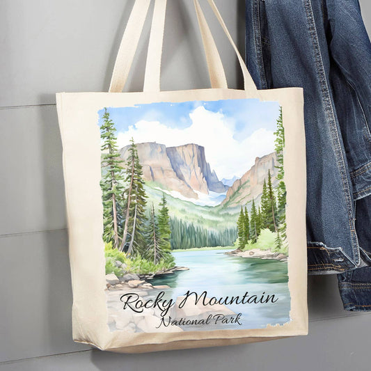 Rocky Mountain National Park Colorado 12 oz Canvas Tote Bag