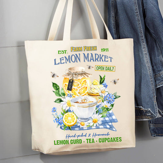 Cotton Canvas Tote Bag