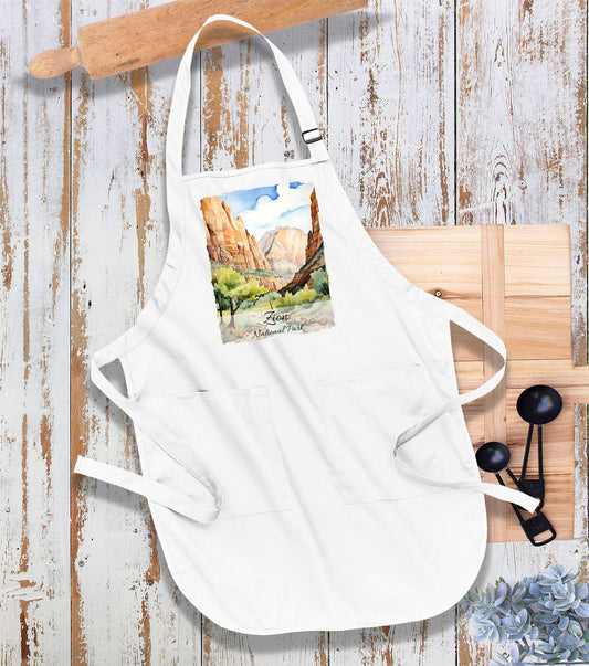 Zion National Park Utah Kitchen Cotton Apron