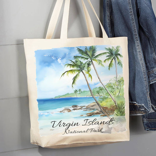 Virgin Islands National Park  12 oz Canvas Tote Bag