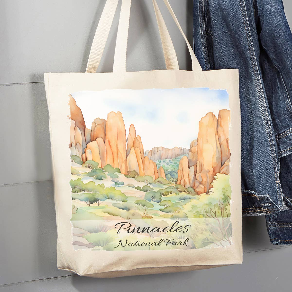 Pinnacles National Park California  12 oz Canvas Tote Bag