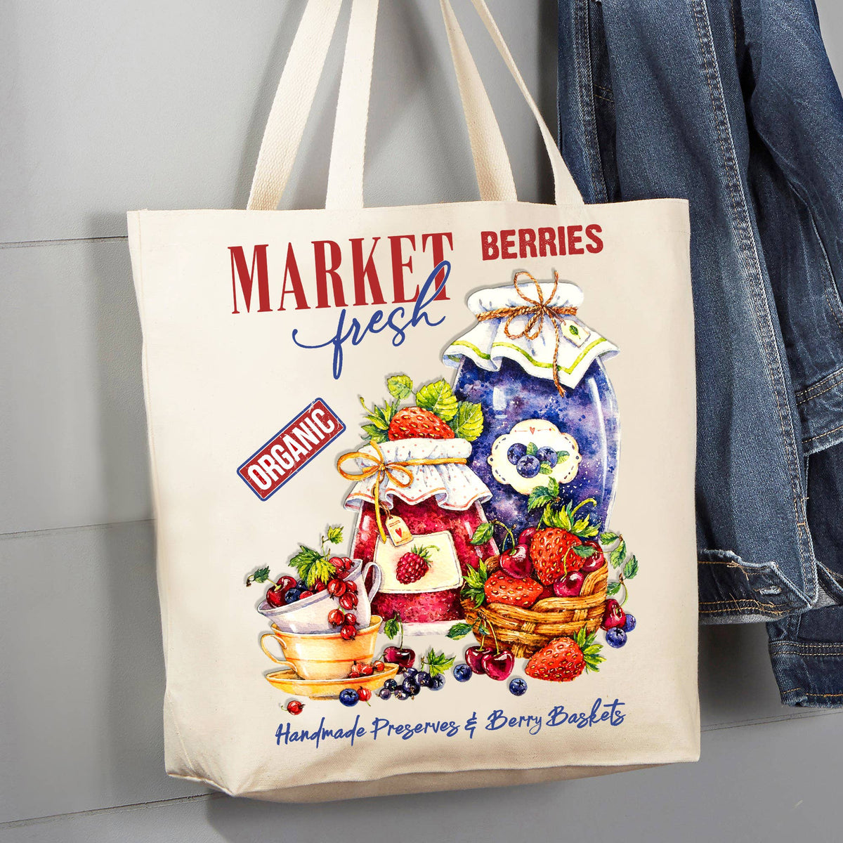 Cotton Canvas Tote Bag