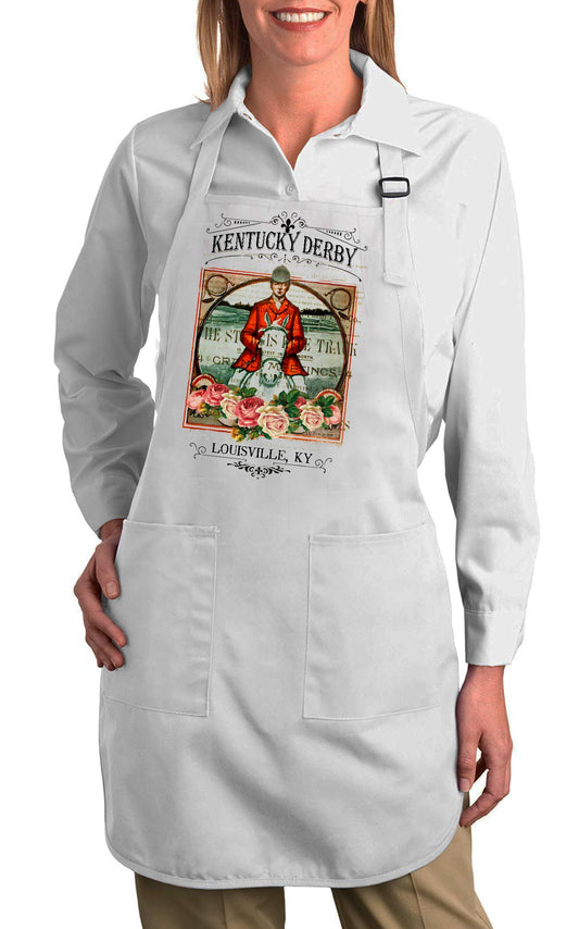 Kentucky Derby Louisville Vintage Kitchen Cotton Apron