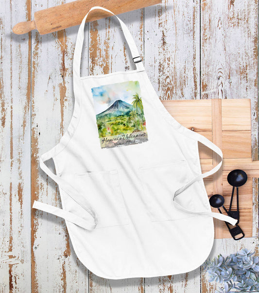 Hawaii Volcanoes National Park Kitchen Cotton Apron