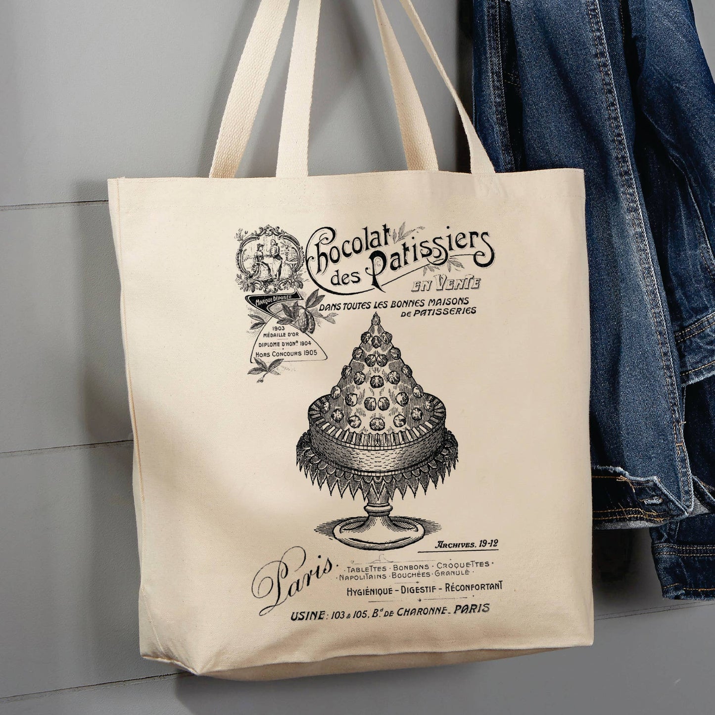 Cotton Canvas Tote Bag