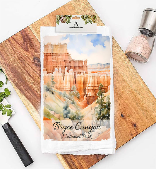 Bryce Canyon National Park Utah Flour Sack Tea Towel