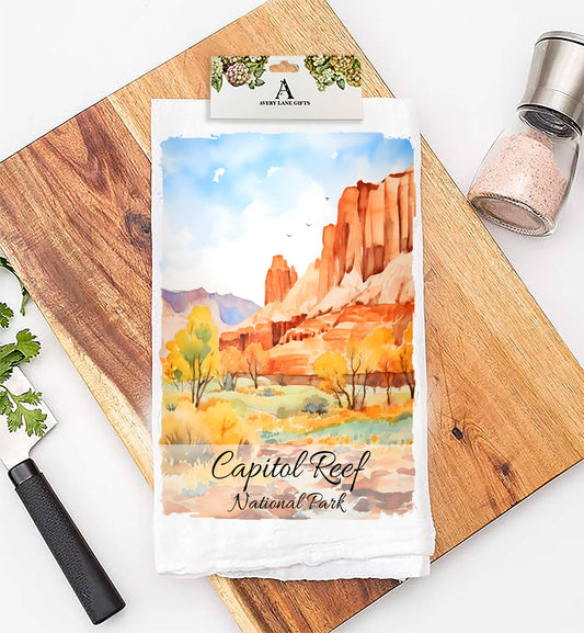 Capitol Reef National Park Utah  Flour Sack Tea Towel