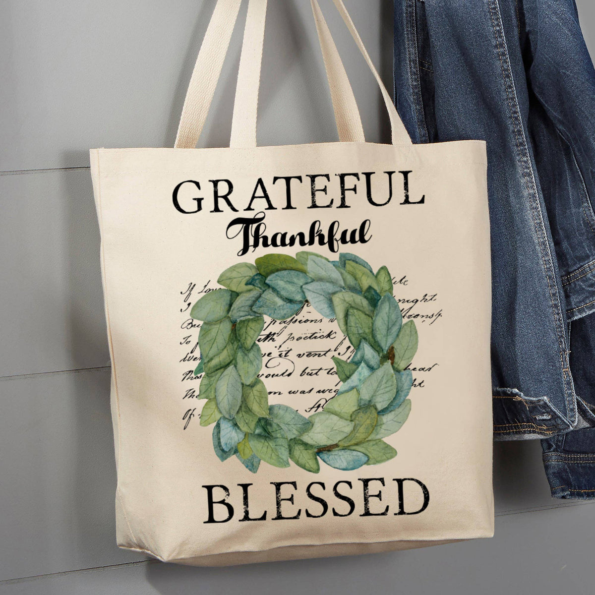 Cotton Canvas Tote Bag