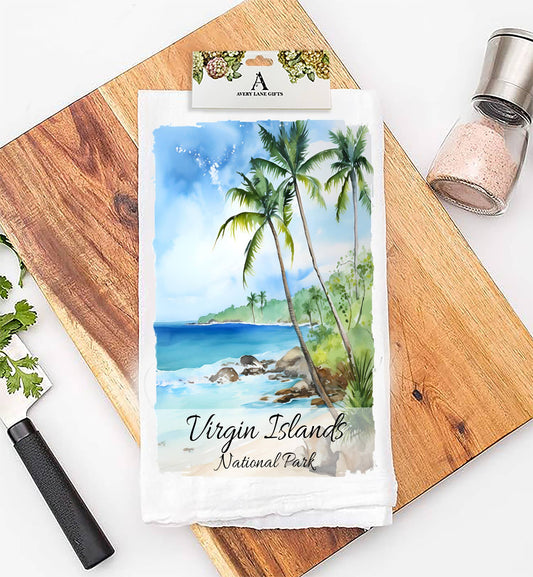 Virgin Islands National Park  Flour Sack Tea Towel