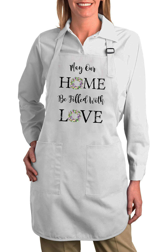 Easter Home Filled With Love Cotton Apron