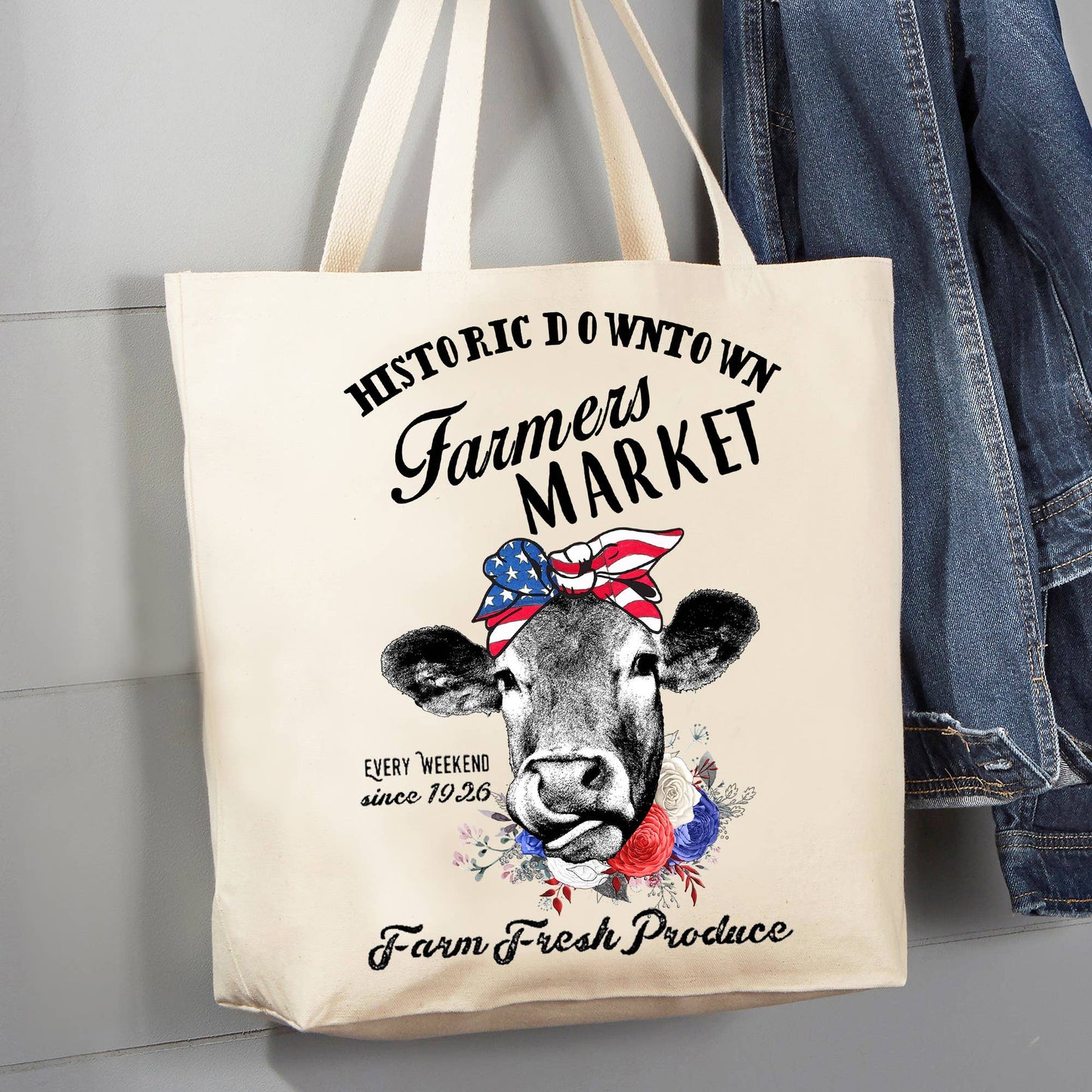 Cotton Canvas Tote Bag