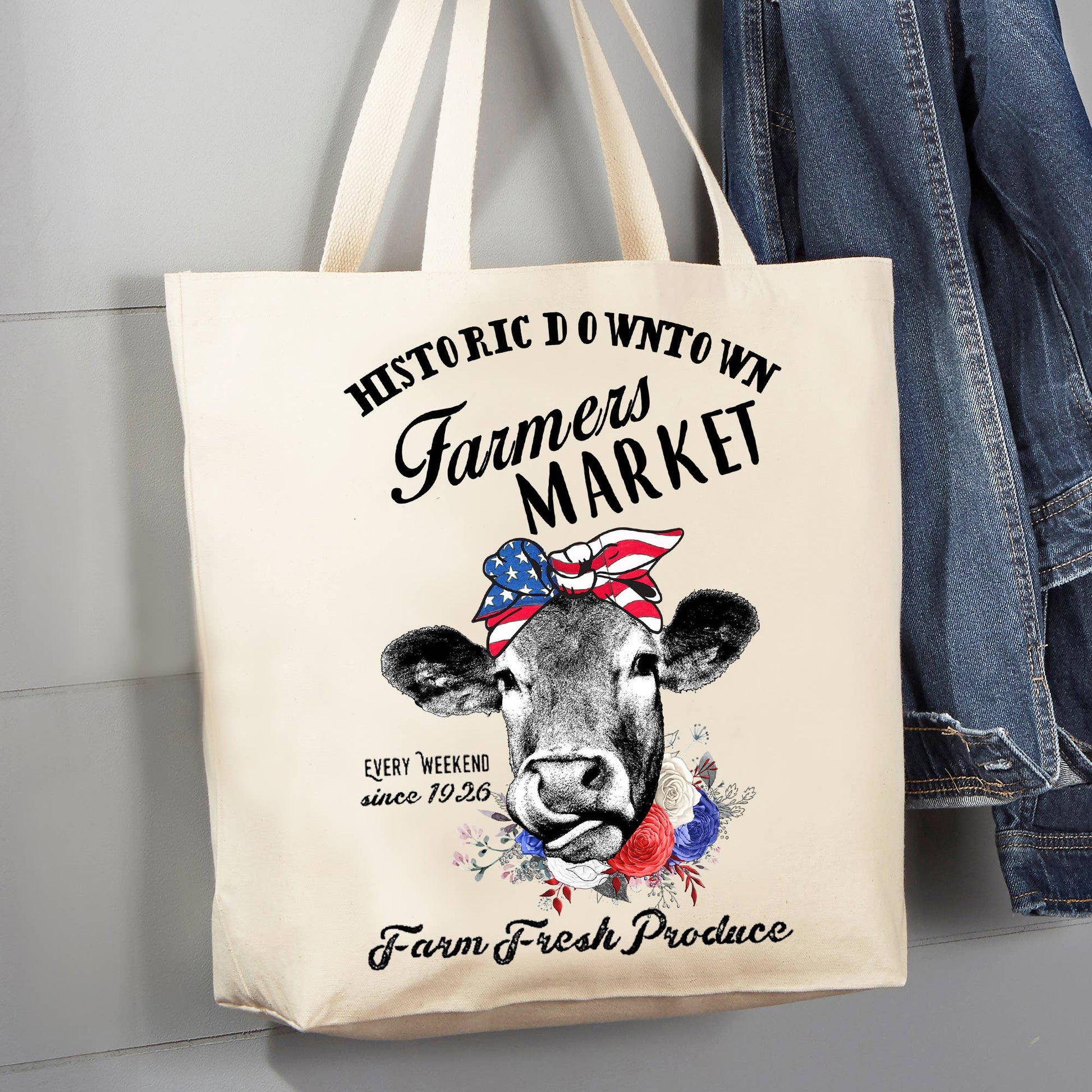 Cotton Canvas Tote Bag