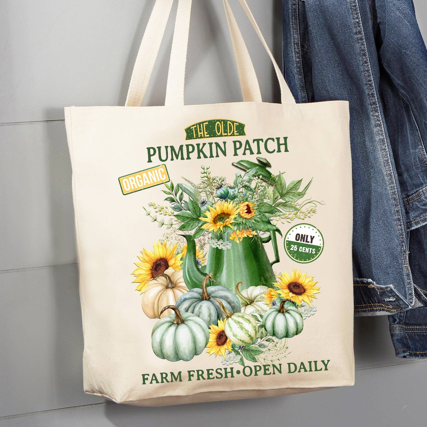 Cotton Canvas Tote Bag