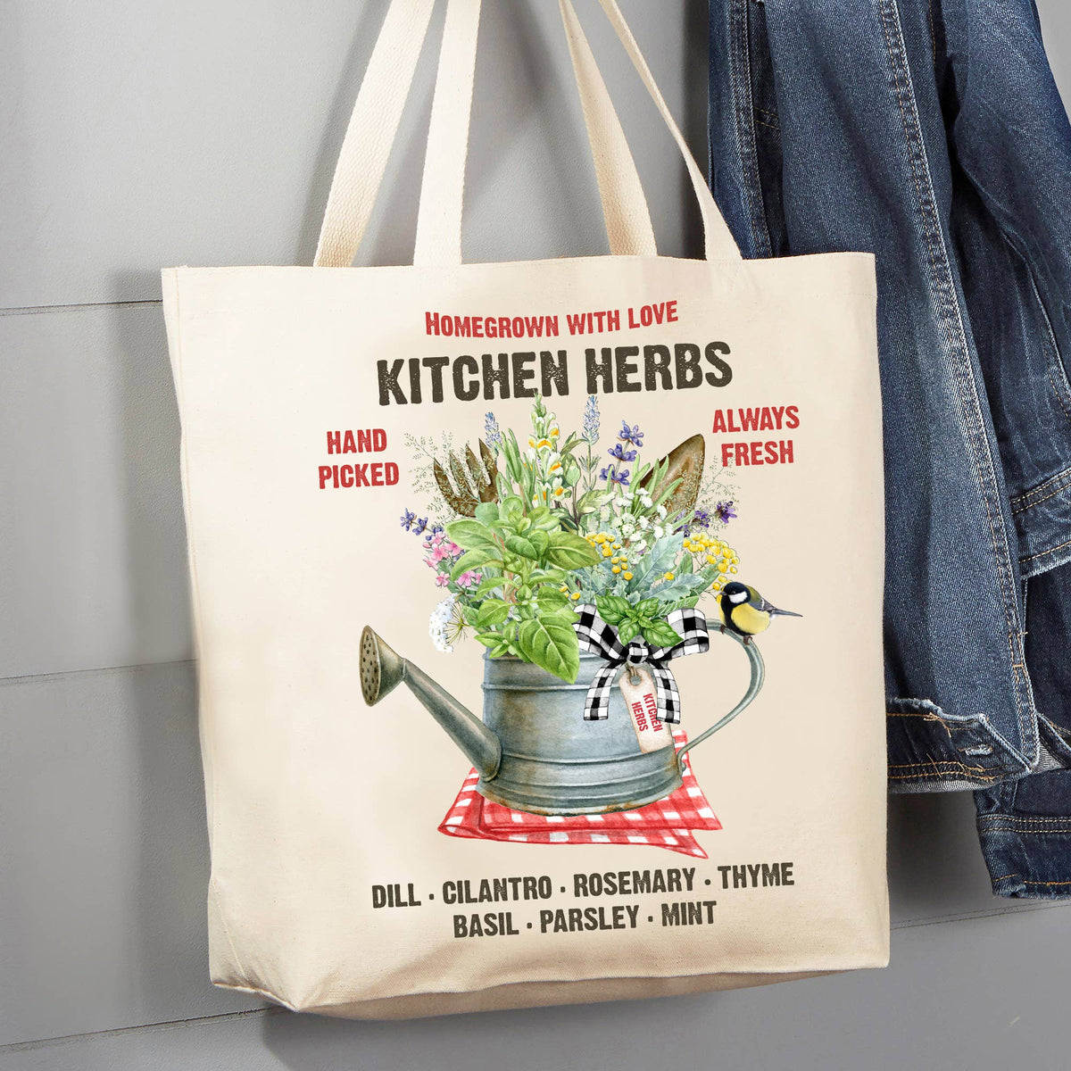 Cotton Canvas Tote Bag