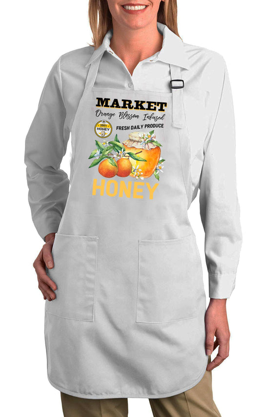 Farmers Orange Blossom Honey Cotton Apron