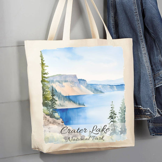 Crater Lake National Park Oregon  12 oz Canvas Tote Bag
