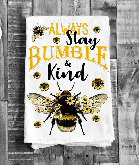 Always be Bumble & Kind Honey Bees Kitchen Cotton Tea Towels