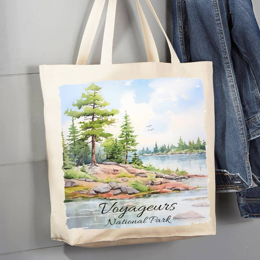 Voyageurs National Park Minnesota  12 oz Canvas Tote Bag