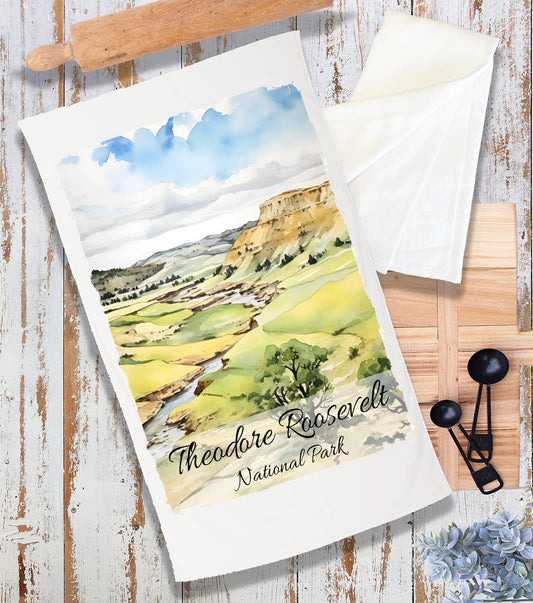 Theodore Roosevelt National Park ND Terry Cloth Towel