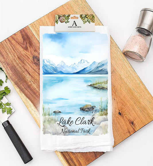 Lake Clark National Park Alaska  Flour Sack Tea Towel