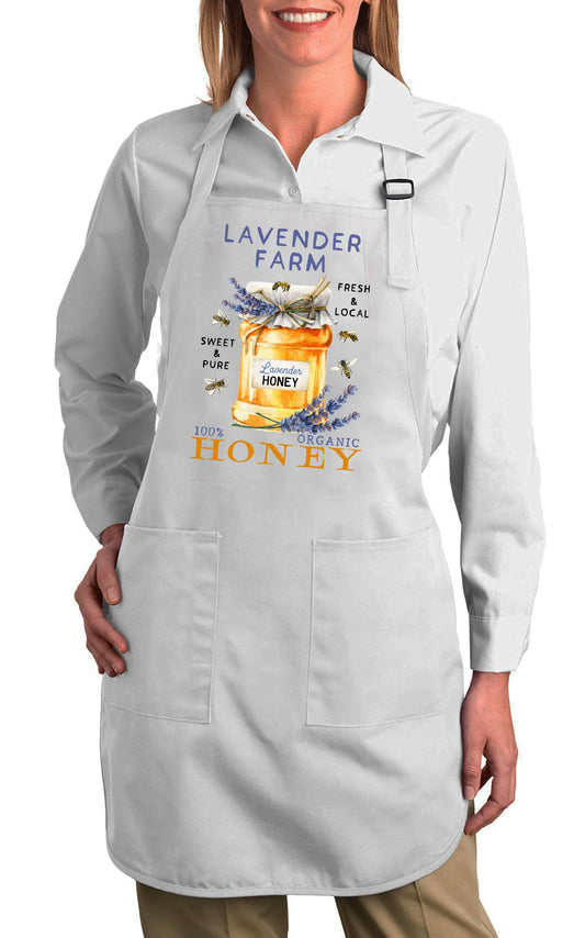 Lavender Farm Honey Cotton Apron