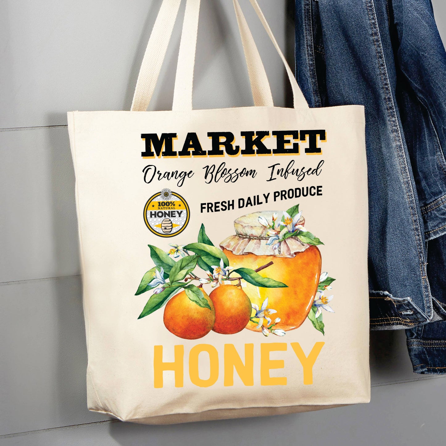 Cotton Canvas Tote Bag