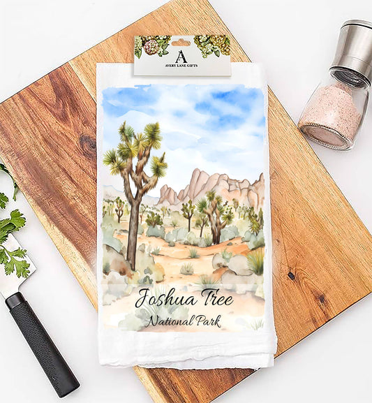 Joshua Tree National Park California  Flour Sack Tea Towel