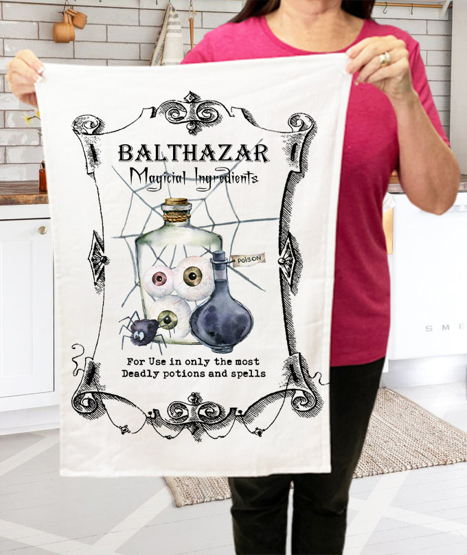Balthazar Magicial Potions Halloween Cotton Terry Towels